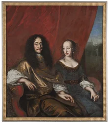 Gustav Adolf, 1633-1695, Duke of Mecklenburg-Güstrow. Magdalena Sibylla, 1631-1719, of Holstein