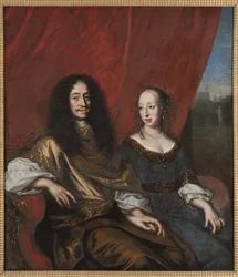 Portrait of Gustav Adolph, Duke of Mecklenburg-Guestrow and Magdalene Sibylle of Holstein-Gottorp