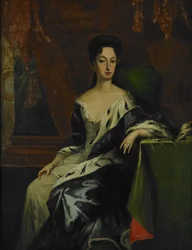 Portrait of Princess Hedvig Sofia of Sweden, Duchess of Holstein-Gottorp, End of 17th Century