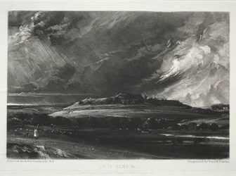 Various Subjects of Landscape, Characteristic of English Scenery... Old Sarum, 1832