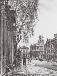 Oxford: The Broad from Trinity Gates