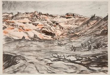 A Quarry near Mouquet Farm (Illustration from 