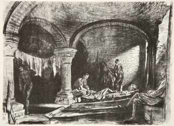 An Underground Billet, Illustration from 