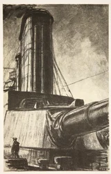 On a Battle-cruiser, illustration from 
