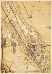On a Battleship: Airing Blankets