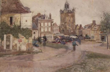 Market Day at Genilly, France