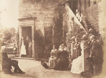 Bonaly Towers. Home of Lord Cockburn, 1843-47. Creators: David Octavius Hill, Robert Adamson, Hill & Adamson.