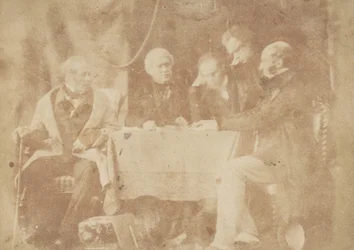 Sir David Brewster, Earle Monteith, Dr. Welsh & Two Others
