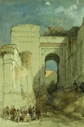 An Old Moorish Gateway, Granada