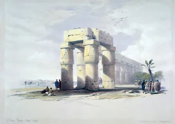 At Luxor, Thebes, Upper Egypt