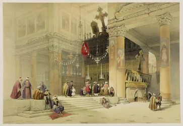 Chancel of the Church of St. Helena, plate 87 from Volume II of 