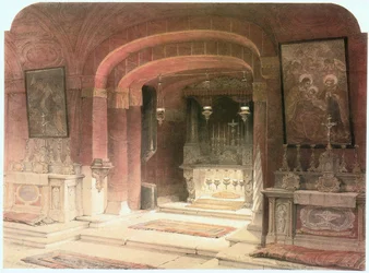 Church of the Annunciation, Altar of the Annunciation, Nazareth