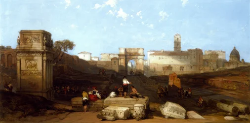 The Arch of Titus in Rome