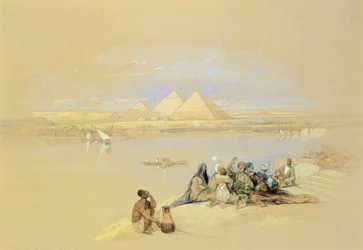 Pyramids, by David Roberts