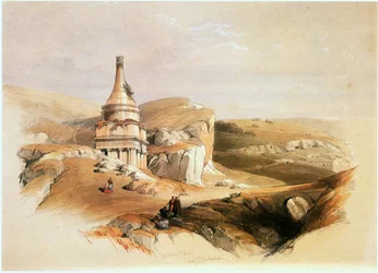 In the Holy Land: Jerusalem, Kidron Valley, Tomb of Absalom