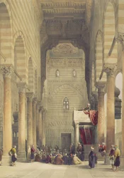 Interior of the Mosque of the Metwalys, Cairo