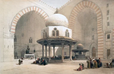 Interior of the Mosque of the Sultan al-Ghuri, Cairo, Egypt