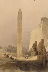 Obelisk at Luxor, from 