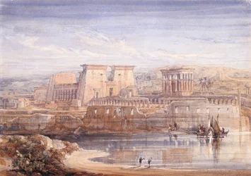 Philae: A View Of The Temples From The South