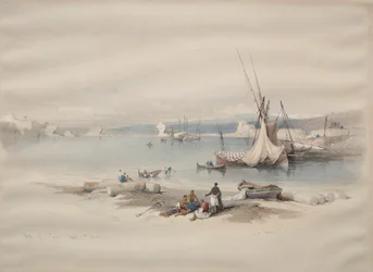 Port of Tyre, 1839