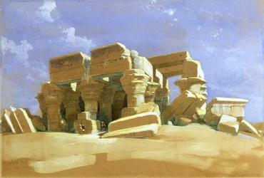 Portico of the Temple of Kom Ombo, Upper Egypt, 1838