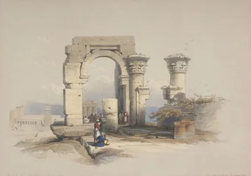 Ruins, Temple on the Island of Biggeh, Nubia