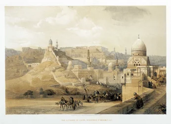 The Citadel of Cairo, Palace of Mehemet Ali in “The Holy Land”, London 1849