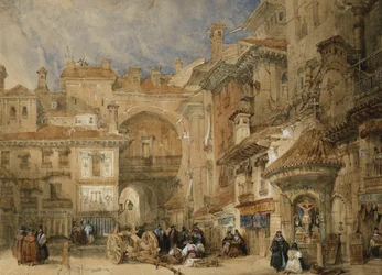 The Gate of the Viva Rambla, Granada, 1834