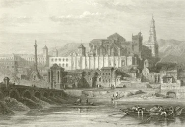 The Great Mosque and the Alcazar or Dungeon of the Inquisition, Cordova