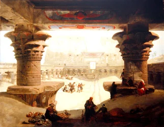 The Temple of Edfou, Upper Egypt