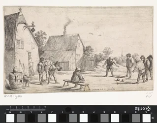 Peasants Playing Boules