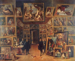 Archduke Leopold Wilhelm van Habsburg in His Art Gallery in Brussels