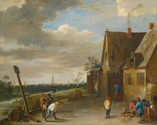 Game of Nine-pins with View of Antwerp