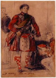 George IV in Highland Dress at the Palace of Holyrood