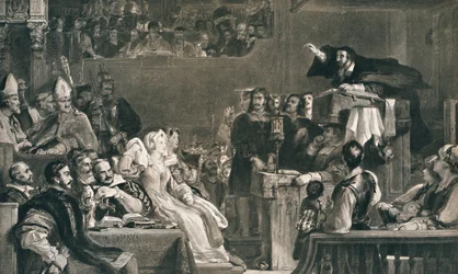 John Knox Preaching before the Lords of the Congregation, 10 June 1559