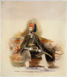 Portrait of Abd-Ul-Mejid, Sultan of Turkey, 1840