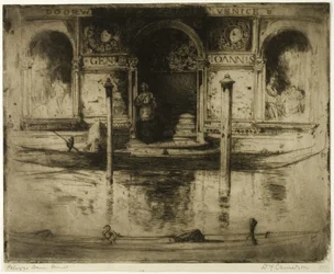 The Palace Doorway, Plate 22 from the North Italian Set