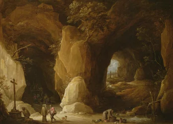 Hermits in a Cave, 17th Century