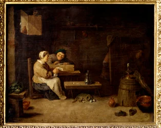 Two Grotesque Characters in a Flemish Inn