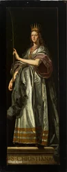 Parish Church (Parochiekerk Onze-Lieve-Vrouw). Interior. Painting. Triptych. David Teniers the Elder. Rear End. Christiana