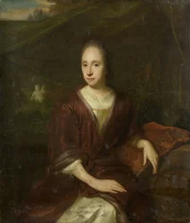Portrait of Margaretha Nelis, Second Wife of Casparus Commelin
