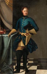 Portrait of King Charles XII of Sweden