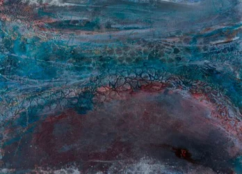 Cracked Blue Depths