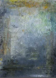 Distressed Abstract Landscape