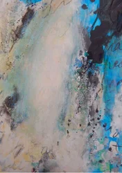 Dreamy Blue Abstract
