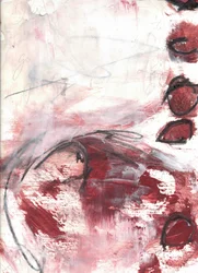 Dynamic Red Abstract