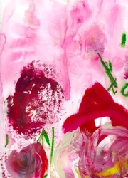 Expressive Pink Blooms
