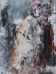 Gritty Abstract Red