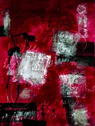 Red Hope Abstract