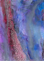 Vibrant Blue Magenta Flow